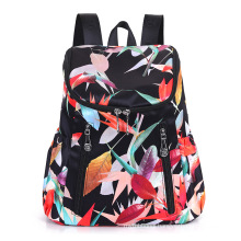 New nylon canvas women's bag simple waterproof Oxford leisure shoulder bag portable backpack